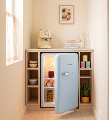 Klarstein Audrey Retro-Minikühlschrank