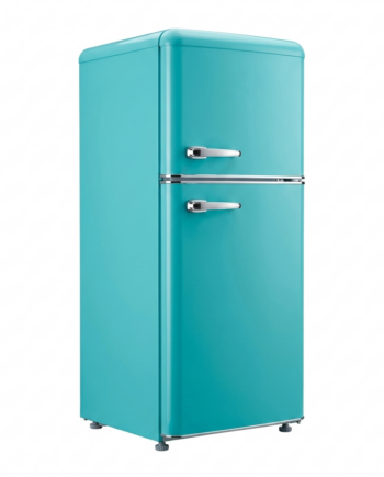 DRIXNO Retro-Kühlschrank